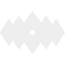 Ekena Millwork Zoe Architectural Grade PVC Ceiling Medallion, 38"W x 25 3/8"H x 3"ID x 11 3/4"C x 1"P, One-Piece CMP38X25ZE-03000 - alternate 2